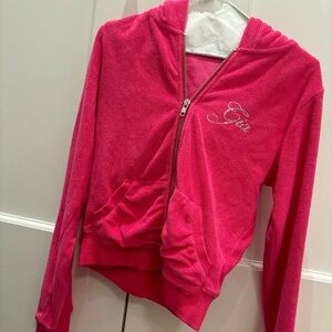 Girls' Pink IAMGIA Zip-Up Hoodie